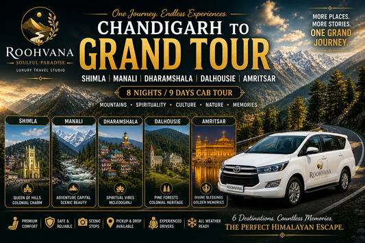 CHANDIGARH – SHIMLA – MANALI– DHARAMSHALA –DALHOUSIE – AMRITSAR GRAND TOUR (8N/9D)