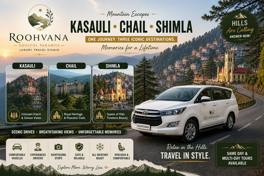 KASAULI – CHAIL – SHIMLA CAB TOUR (3N/4D)