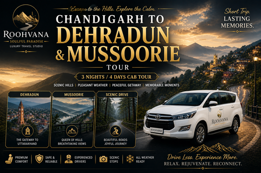 CHANDIGARH – DEHRADUN – MUSSOORIE TOUR (3N/4D)