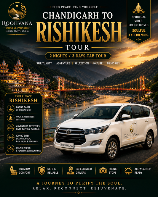 CHANDIGARH – RISHIKESH TOUR (2N/3D)