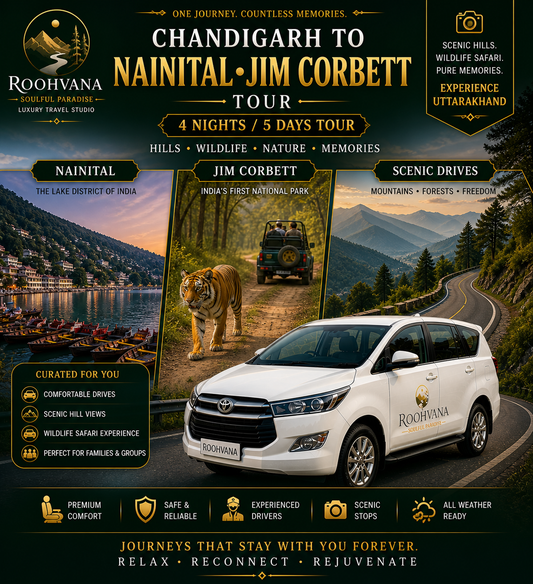 CHANDIGARH – NAINITAL – JIM CORBETT TOUR (4N/5D)