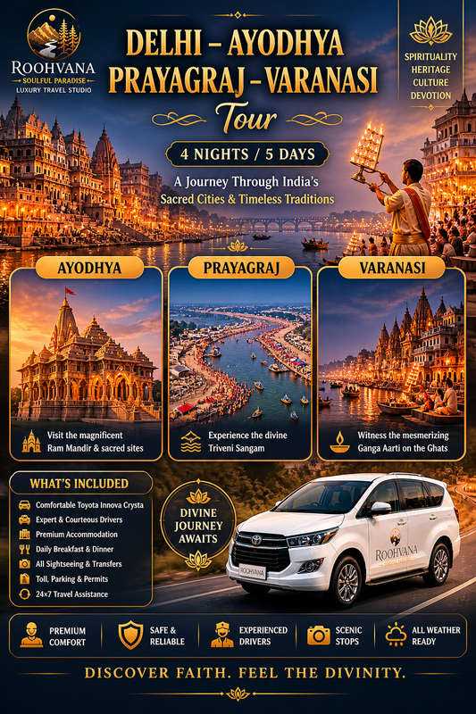 DELHI – AYODHYA – PRAYAGRAJ – VARANASI  (4N/5D)