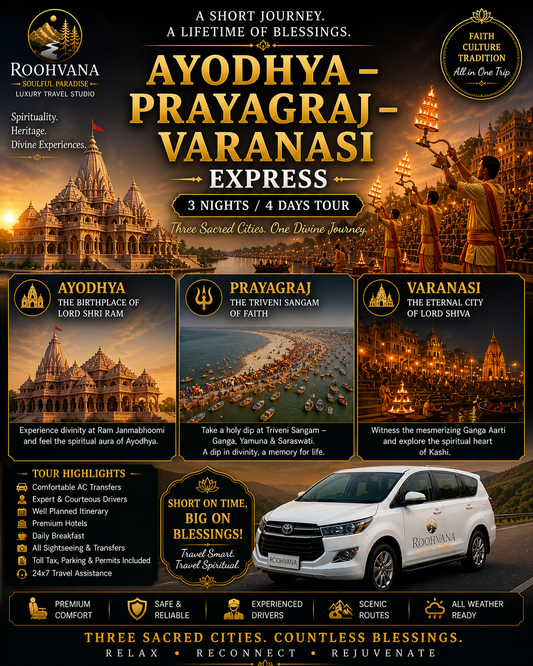 AYODHYA – PRAYAGRAJ – VARANASI EXPRESS (3N/4D)